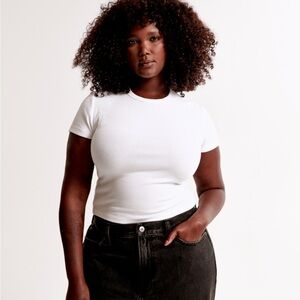 Abercrombie & Fitch Essential Rib Baby Tee
